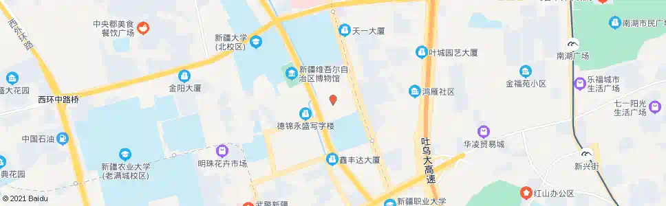 乌鲁木齐明园西路_公交站地图_乌鲁木齐公交_妙搜公交查询2025