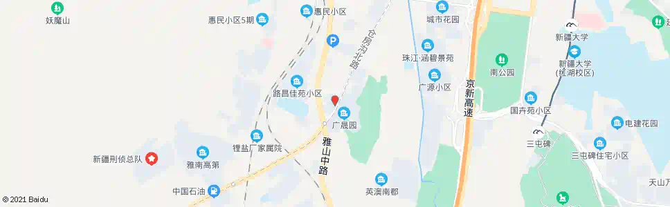 乌鲁木齐天府庄园_公交站地图_乌鲁木齐公交_妙搜公交查询2025
