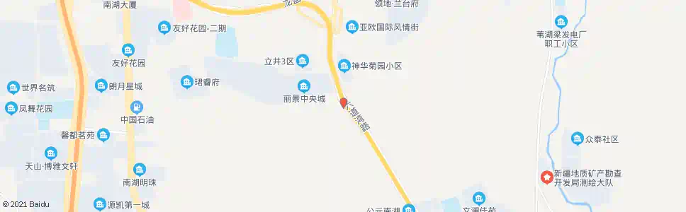 乌鲁木齐立井北社区_公交站地图_乌鲁木齐公交_妙搜公交查询2025