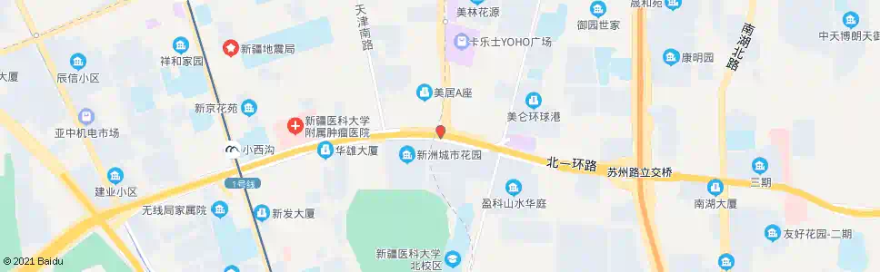 乌鲁木齐新洲城市花园_公交站地图_乌鲁木齐公交_妙搜公交查询2025