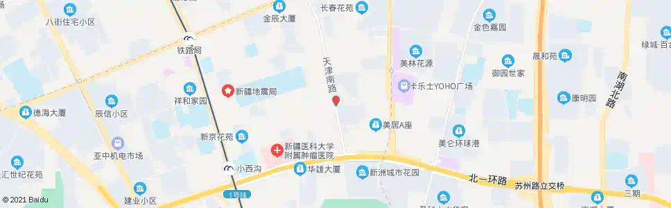 乌鲁木齐长春南路西一巷_公交站地图_乌鲁木齐公交_妙搜公交查询2025