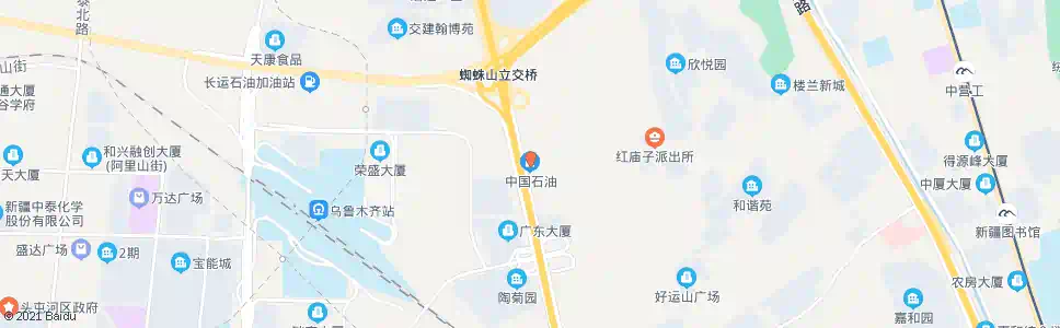 乌鲁木齐九家湾加油站_公交站地图_乌鲁木齐公交_妙搜公交查询2025