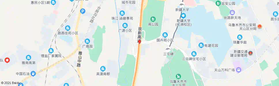 乌鲁木齐百乐苑小区_公交站地图_乌鲁木齐公交_妙搜公交查询2025