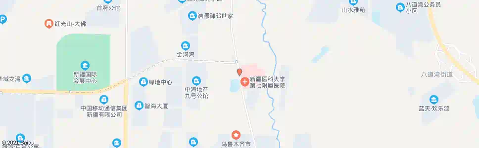 乌鲁木齐七道湾_公交站地图_乌鲁木齐公交_妙搜公交查询2025