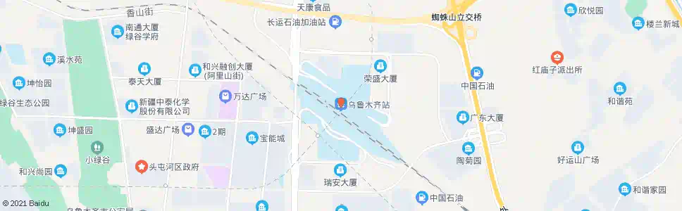 乌鲁木齐六队_公交站地图_乌鲁木齐公交_妙搜公交查询2025