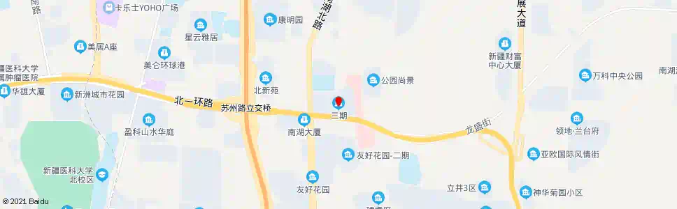 乌鲁木齐友好花园三期_公交站地图_乌鲁木齐公交_妙搜公交查询2025