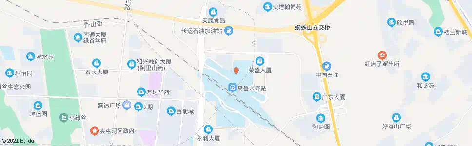 乌鲁木齐北郊鸡场_公交站地图_乌鲁木齐公交_妙搜公交查询2025