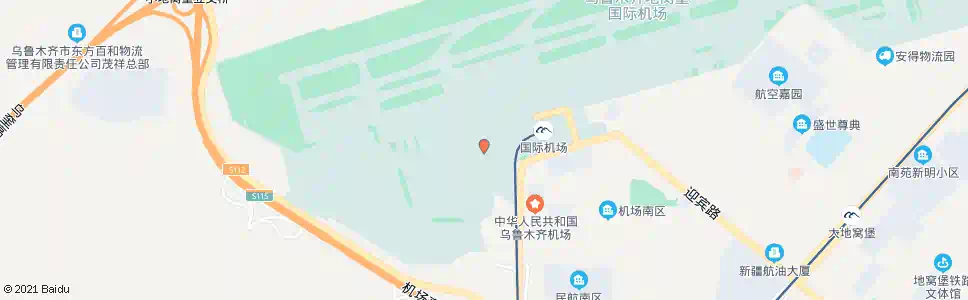 乌鲁木齐T3航站楼_公交站地图_乌鲁木齐公交_妙搜公交查询2025