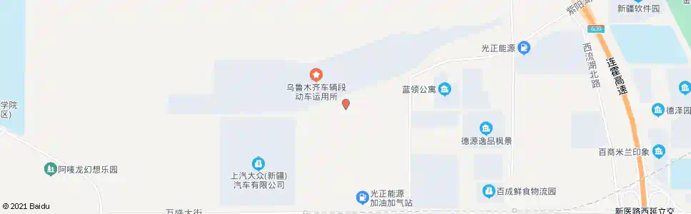 乌鲁木齐动车运用所_公交站地图_乌鲁木齐公交_妙搜公交查询2025