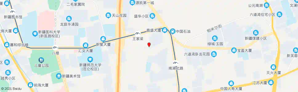 乌鲁木齐王家梁一队_公交站地图_乌鲁木齐公交_妙搜公交查询2025