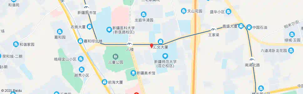 乌鲁木齐老年病医院_公交站地图_乌鲁木齐公交_妙搜公交查询2025