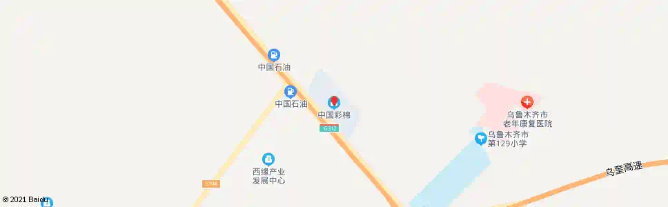 乌鲁木齐彩棉基地_公交站地图_乌鲁木齐公交_妙搜公交查询2025