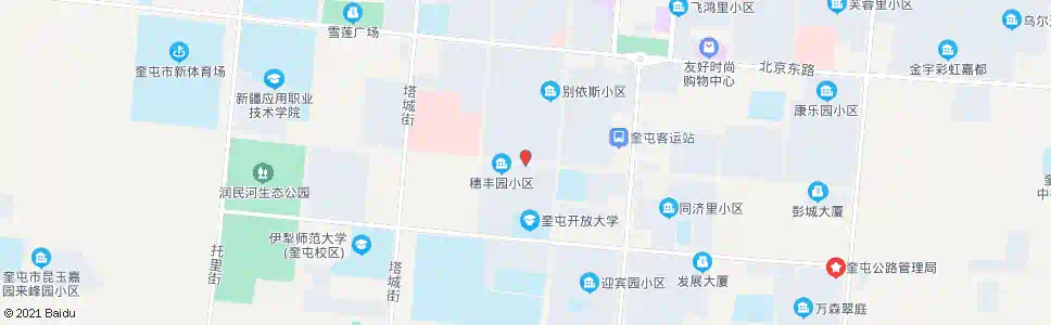 伊犁州医院(库尔勒西路)_公交站地图_伊犁公交_妙搜公交查询2025