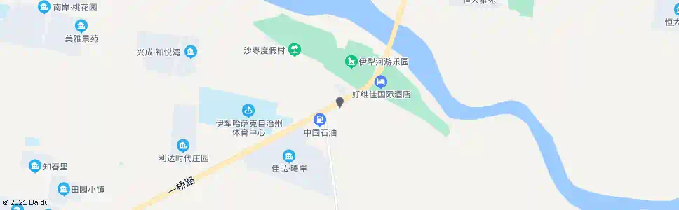 伊犁伊犁河二道桥_公交站地图_伊犁公交_妙搜公交查询2025