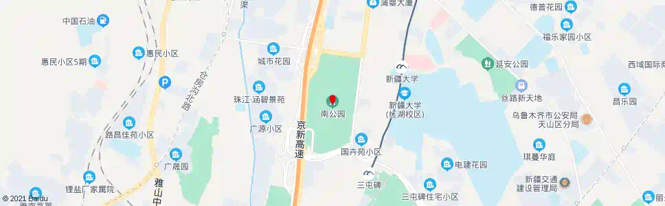 伊犁南公园_公交站地图_伊犁公交_妙搜公交查询2025