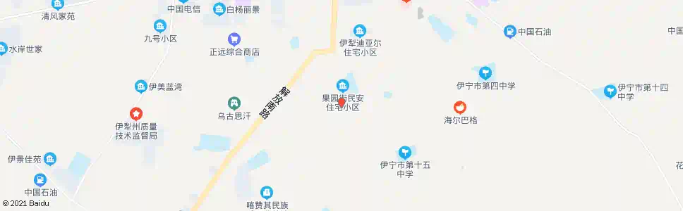 伊犁皮厂家属院_公交站地图_伊犁公交_妙搜公交查询2025