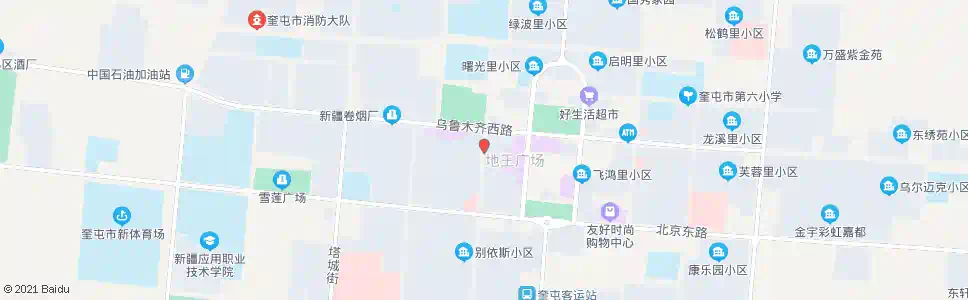伊犁乌苏路市场_公交站地图_伊犁公交_妙搜公交查询2025