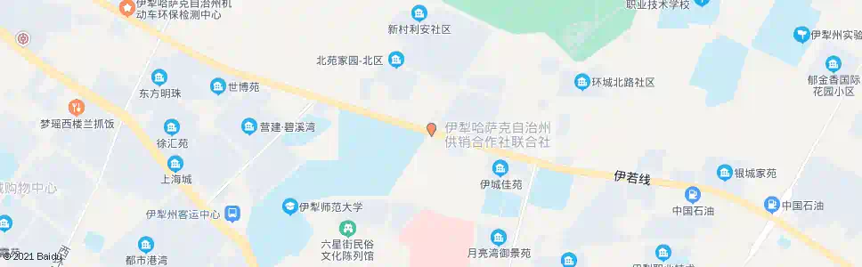 伊犁黎光街路口_公交站地图_伊犁公交_妙搜公交查询2025