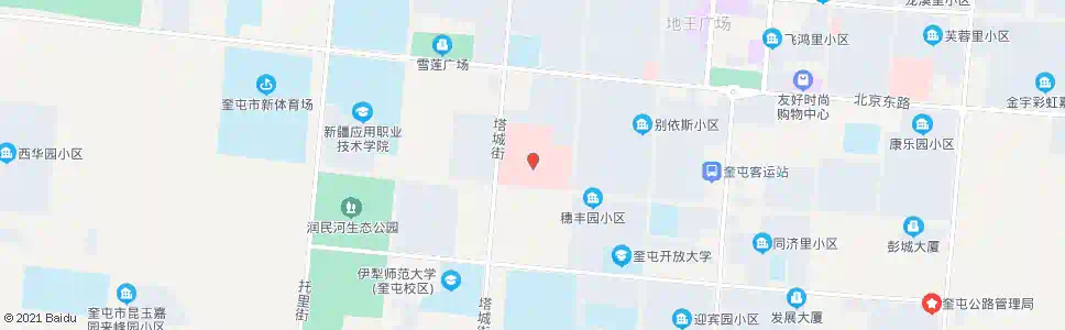 伊犁人民医院(奎屯)_公交站地图_伊犁公交_妙搜公交查询2025