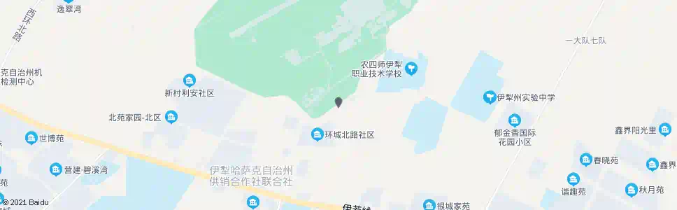伊犁农四师畜牲兽医站_公交站地图_伊犁公交_妙搜公交查询2025