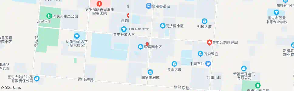 伊犁国文公学_公交站地图_伊犁公交_妙搜公交查询2025
