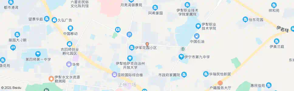 伊犁利达天山花园小区_公交站地图_伊犁公交_妙搜公交查询2025