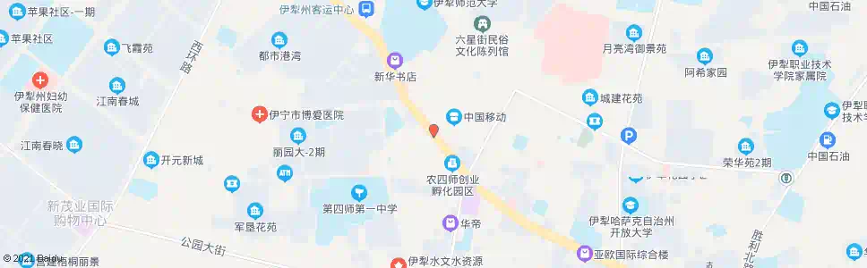 伊犁沙林饭店_公交站地图_伊犁公交_妙搜公交查询2025