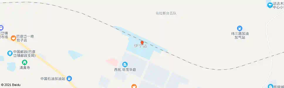 伊犁火车站西区_公交站地图_伊犁公交_妙搜公交查询2025