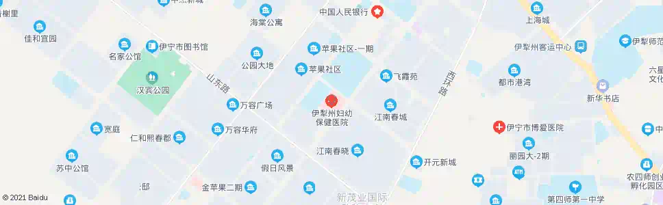 伊犁州妇幼保建院_公交站地图_伊犁公交_妙搜公交查询2025