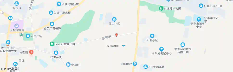 伊犁东梁街岔路口_公交站地图_伊犁公交_妙搜公交查询2025