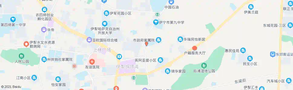 伊犁伊宁市一小学_公交站地图_伊犁公交_妙搜公交查询2025