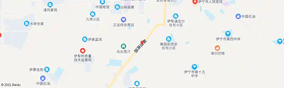 伊犁阿依墩街七巷_公交站地图_伊犁公交_妙搜公交查询2025