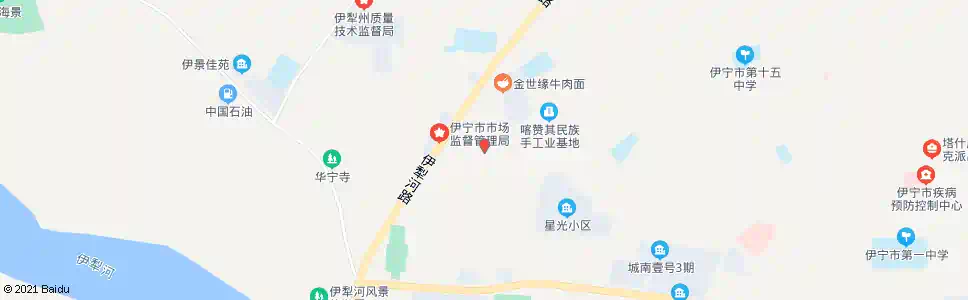伊犁皮毛厂家属院_公交站地图_伊犁公交_妙搜公交查询2025