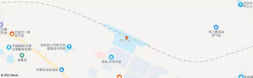 伊犁火车站南区_公交站地图_伊犁公交_妙搜公交查询2025