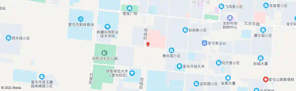 伊犁州医院(乌苏街)_公交站地图_伊犁公交_妙搜公交查询2025