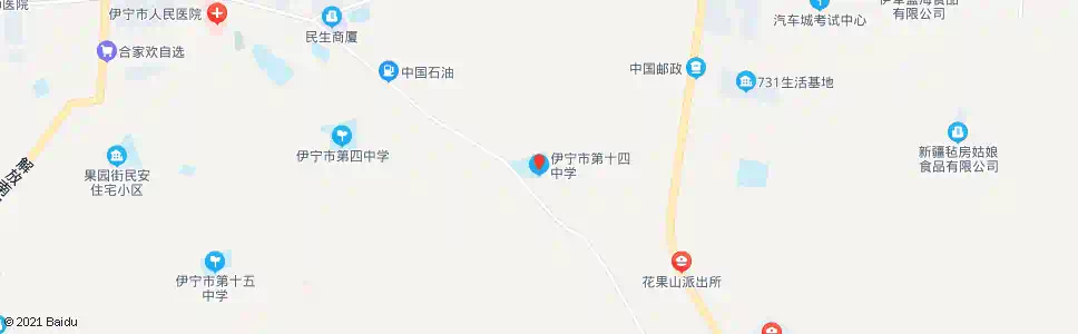 伊犁伊宁市十四校_公交站地图_伊犁公交_妙搜公交查询2025