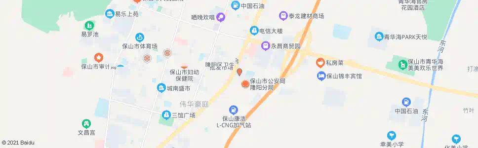 保山蔬菜批发市场_公交站地图_保山公交_妙搜公交查询2025