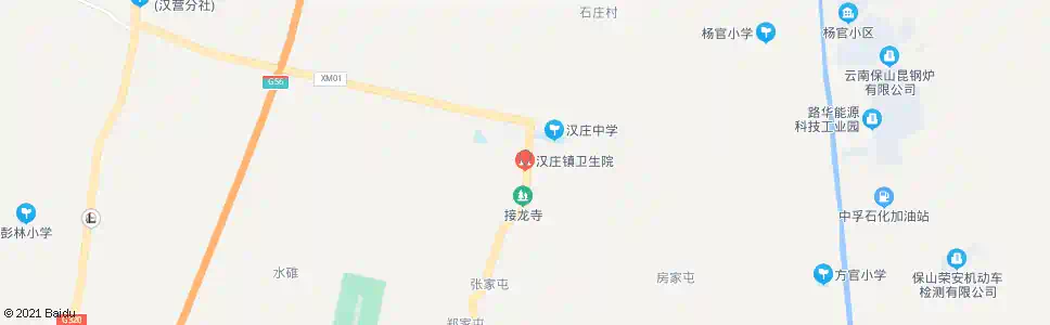 保山汉庄镇卫生院_公交站地图_保山公交_妙搜公交查询2025