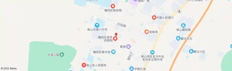 保山杏花农贸商场_公交站地图_保山公交_妙搜公交查询2025