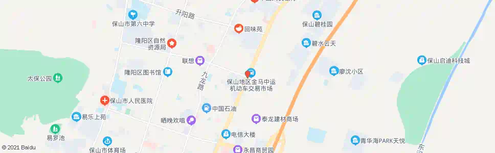 保山金马中运_公交站地图_保山公交_妙搜公交查询2025