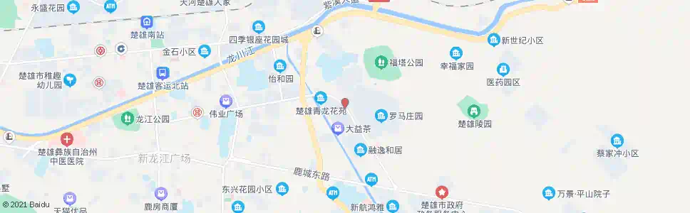楚雄福龙苑_公交站地图_楚雄公交_妙搜公交查询2025