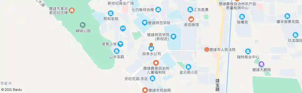 楚雄自来水公司_公交站地图_楚雄公交_妙搜公交查询2025