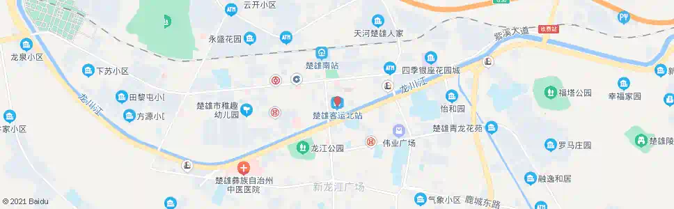 楚雄北客运站_公交站地图_楚雄公交_妙搜公交查询2025