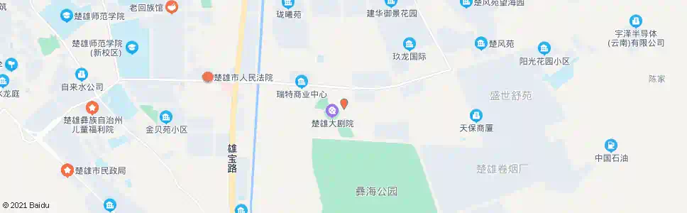 楚雄州文化活动中心_公交站地图_楚雄公交_妙搜公交查询2025