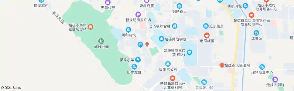 楚雄灵秀小区(福林堂)_公交站地图_楚雄公交_妙搜公交查询2025