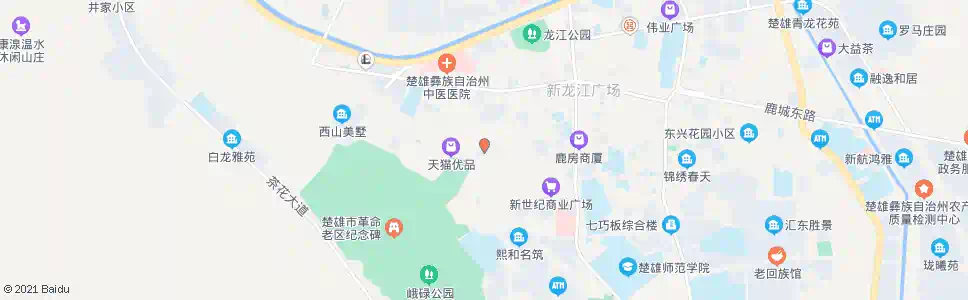 楚雄西园小区_公交站地图_楚雄公交_妙搜公交查询2025
