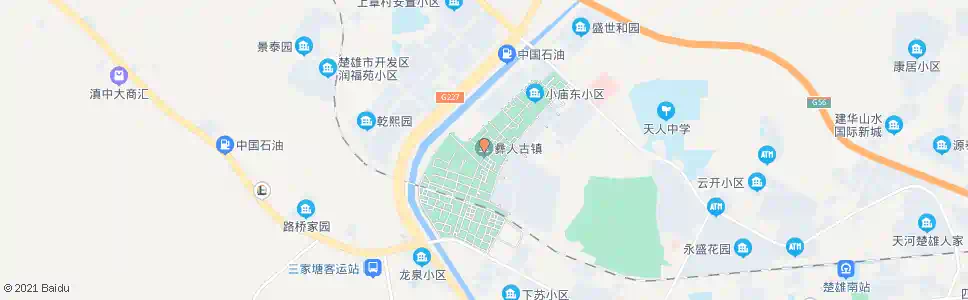 楚雄彝人古镇_公交站地图_楚雄公交_妙搜公交查询2025