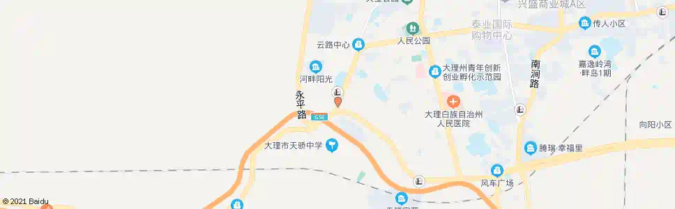 大理二号桥_公交站地图_大理公交_妙搜公交查询2025