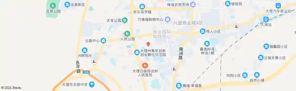 大理文化路口(右转建设路)_公交站地图_大理公交_妙搜公交查询2025