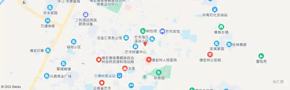德宏招呼站(芒市大街)_公交站地图_德宏公交_妙搜公交查询2025